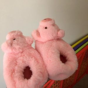 Toddler Girl Pig Slippers